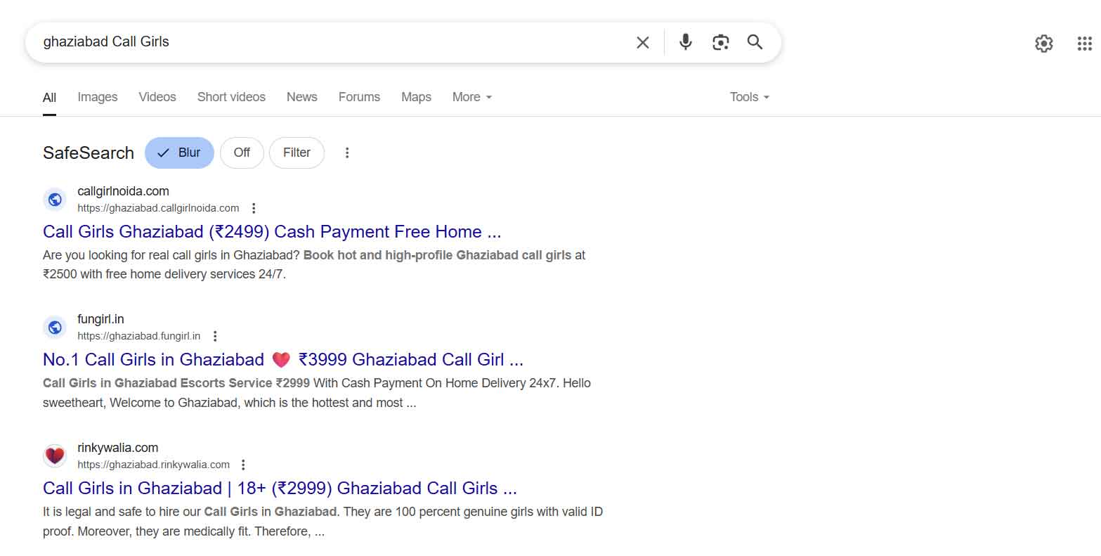 Ghaziabad Call Girls Google's Trusted